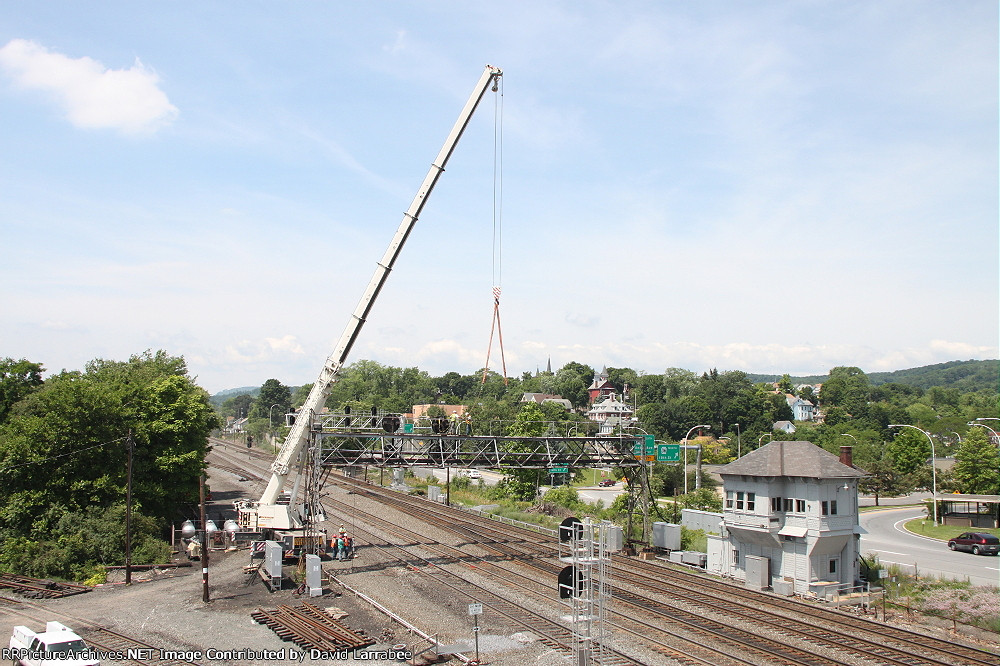 Fine tuning the cables.